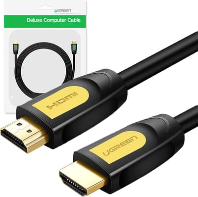 Ugreen - kabel - HDMI 2.0 - 19 - pin - 4K - 60Hz - 30AWG - 2m - zwart - (10129)