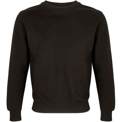 SOLS Columbia Crew Neck Sweatshirt voor volwassenen (Zwart)