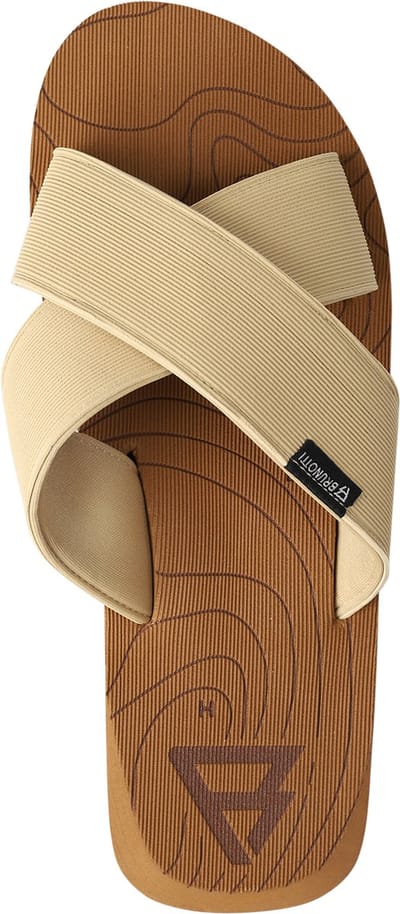 Brunotti - Capu Mannu Slippers Heren - Cross Flip Flops - Sand - 46