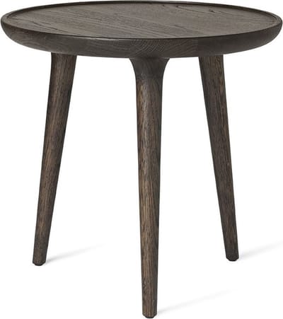 MATER Design ACCENT TABLE (Small) - Ronde bijzettafel van Sirka grijs FSC® eiken - Ø45 x h42cm