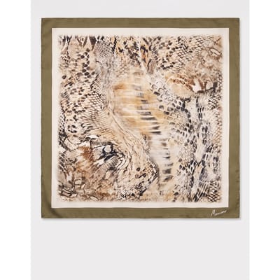 GUESS Leonie Printed Scarf Jumble Skin Print Maat: OS | Sjaals Outlet | Dames | Beige