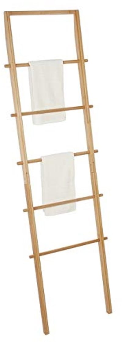 Bamboe Ladder Handdoekhouder - Decoratief Handdoekrek en Droogrek