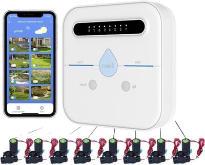 Tuin Irrigatie Controller - Water Timer - Automatisch Water Geven - Slimme Bediening - 0.85 Inch - Grijs