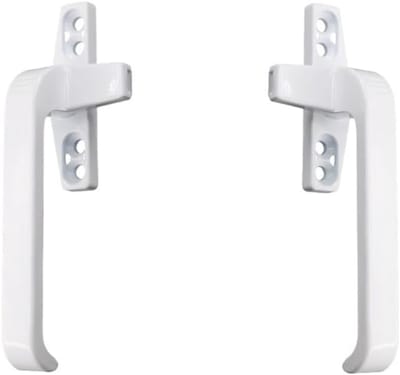 Raamgrepen Slot - Deur kruk - Veiligheid Huis - Verdikt Materiaal - 1 x 1 x 1 cm - Wit