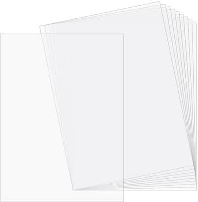 Dailygoods- Styreenvellen 21 cm x 29,7 cm x 0,1 cm - Doorzichtig - Flexibel - Plastic Plaat - Tafelblad - Transparant - Plastic Platen