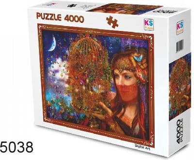 KS Games Legpuzzel 4000 Stukjes – Her Butterfly Fairytale – Fantasy Art