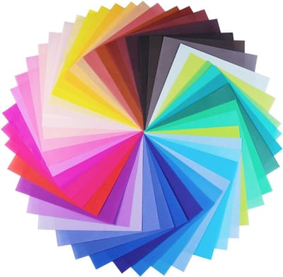Dailygoods- Origami Papier 100 Vellen - Dubbelzijdig Knutselpapier 10 x 10 cm - Vouwblaadjes - Kleurrijke Vouwvellen - Perfect voor Kinderen - Ideaal voor Origami Creaties - Vouwpapier
