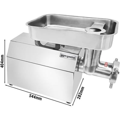 GGM Gastro Elektrischer Fleischwolf - Größe 12 - - 350-400kg/h - 750 Watt