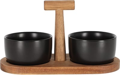 JENS Living Bits & Bites Bo Tapassset klein - Zwart