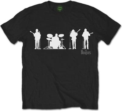 The Beatles - Saville Row Line Up Heren T-shirt - S - Zwart