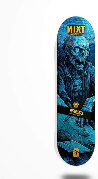 Skateboard Deck - Houten Plank - Straat Skaten - Duurzaam Hout - 8.0 Inch - Blauw