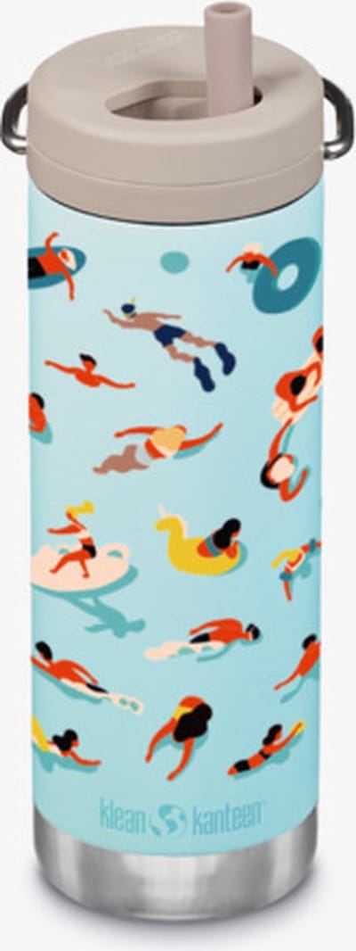 Klean Kanteen Drinkfles RVS Insulated Limited Summer Edition Poolside, zwembad TKWide - Twist Cap met rietje 473ml