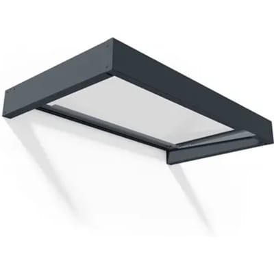Canopia Veranda- En Deurluifel Sophia - Helder - Transparant - Donkergrijs - 95x160cm