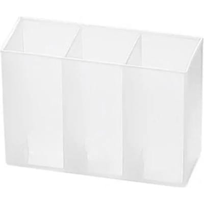 Porte-pinceaux de maquillage rotatif à 360 degrés avec couvercle transparent anti-poussière pour pinceaux de maquillage, pour vanité, bureau, salle de bain, rangement de cosmétiques white