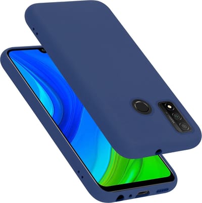 Cadorabo Hoesje geschikt voor Huawei P SMART 2020 in LIQUID BLAUW - Beschermhoes gemaakt van flexibel TPU silicone Case Cover
