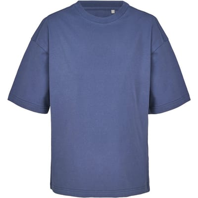 SOLS Dames Organische Boxy Oversized T-Shirt (Denim)