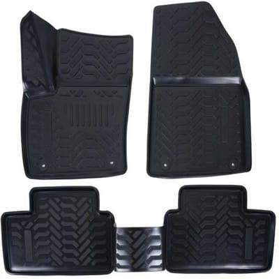 Tapis de sol - Exclusive - XC40 - Caoutchouc 3D - Système de fixation - Toutes saisons