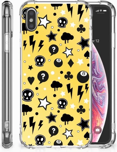 Extreme Case Apple iPhone Xs Max Punk Geel
