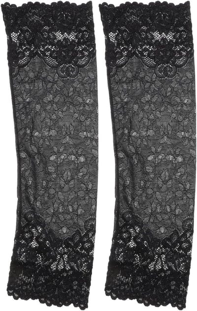 Lace Armlengtes voor het Bedekken van Littekens - Elegante Mouwbeschermers voor Mannen en Vrouwen, Ideaal voor Zonbescherming en Modeaccessoire