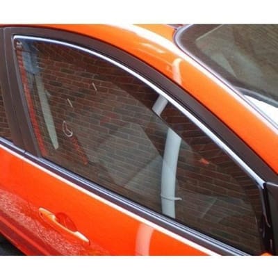 Zijwindschermen tbv VW Crafter II 2017- & MAN TGE 2017- donkere raamspoilers pasvorm L+R