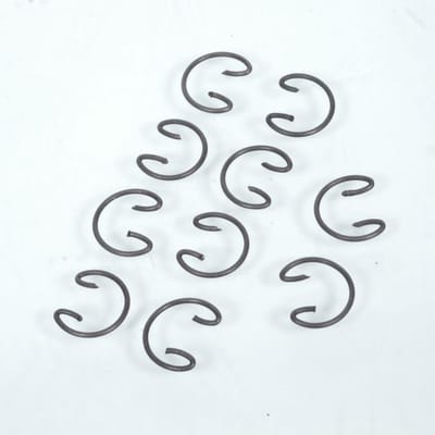 set van 10 zuigerpenklemmen Ø13mm dubbele g vorm voor bromfiets mbk 41