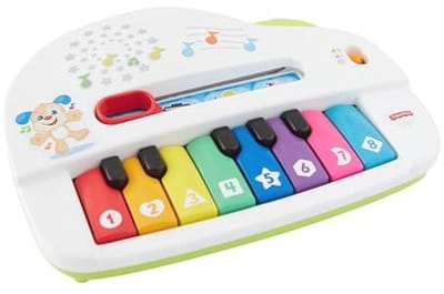 Baby Eerste Keyboard - Draagbare Speelgoed Piano met 4 Speelmogelijkheden, Lichtjes en Geluiden