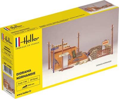 Heller Modelbouwpakket Diorama - 81250 Diorama Normandie Plastic - 1:35 - Modelbouw