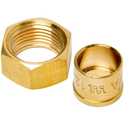 Sanivesk Soldeer Recht Overgang 2-delig 12mm X 3/8"f