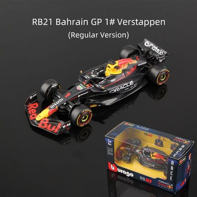Bburago 1:43 Verstappen F1 Legering Auto Model Red Bull Racing Rb16B Rb19 Rb20 Rb21 Statisch Diecast Speelgoed