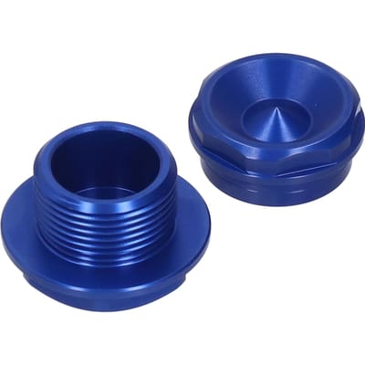 2PCS Écrou d'axe de roue de vélo M20x1.5 Gauche Droite Avant Accessoires pour TETXTCFEFXFE 125 ?501 blue
