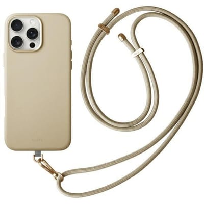 Étui pour iPhone 16 Pro UNIQ Charge Magnétique Crème