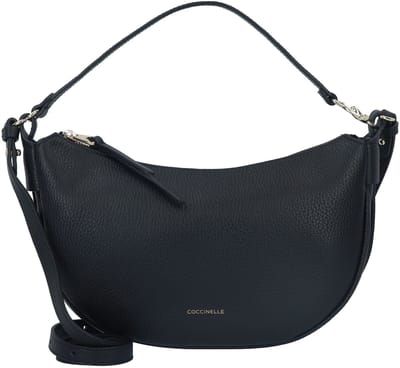 COCCINELLE Leren Handtas Schoudertas C-Easy Handle Bag Noir Zwart