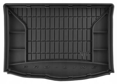 DryZone Premium Kofferbakmat - Geschikt voor Alfa Romeo MiTo Hatchback (2008-2018) - Organizer Functie - TPE Rubber - Geurloos - Zwart