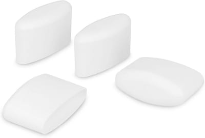 4 Stuks Voetdoppen voor Ellipsbuizen 41x16 mm - Bescherming en Glijdend Vermogen