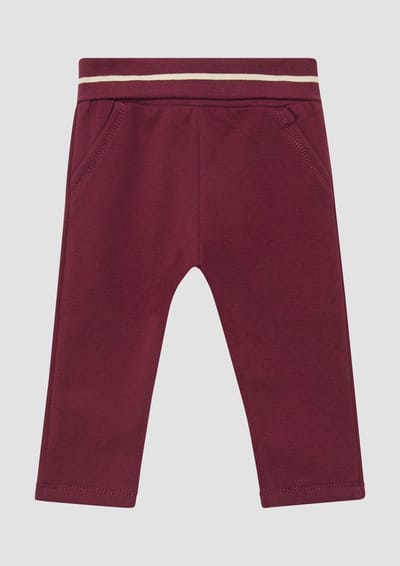 s.Oliver - others - Behaaglijke unisex joggingbroek met omgeslagen tailleband