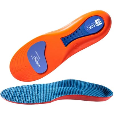 Orthopedische Sport Elasticiteit Inlegzolen Voor Schoenen Zool Unisex Technologie Schokabsorptie Ademend Hardloop Inlegzolen 37-38 blue