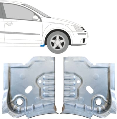 Reparatiepaneel uiteinde dorpel voor Volkswagen Golf 5 2003-2009