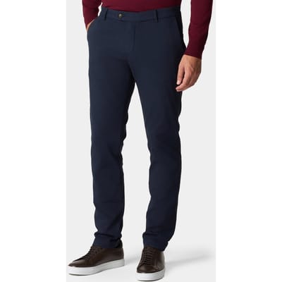 Brooks Brothers Slim Fit Woven Stretch Cotton Chinos Navy Maat: W33 | Chino's Outlet | Heren | Blauw