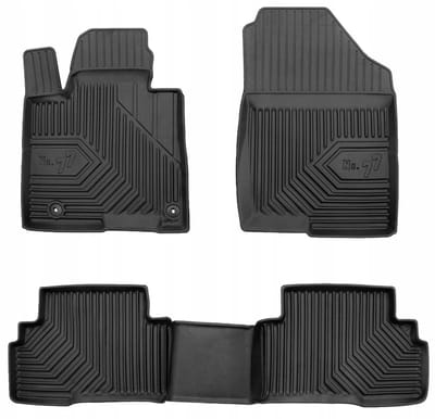 FROGUM 77 Automatten - Geschikt voor HYUNDAI TUCSON IV HYBRID (vanaf 2020) - TPE Rubber - Zwart