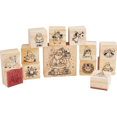 VBS Houten stempel set "Kerstmis"