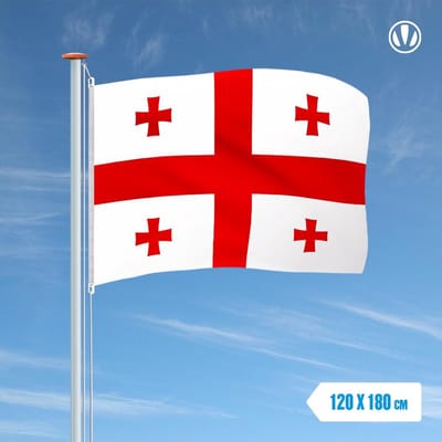 Vlag Georgie 120x180cm