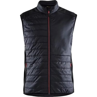 Blaklader Gevoerde bodywarmer 3863-2030 - Zwart/Rood - 4XL
