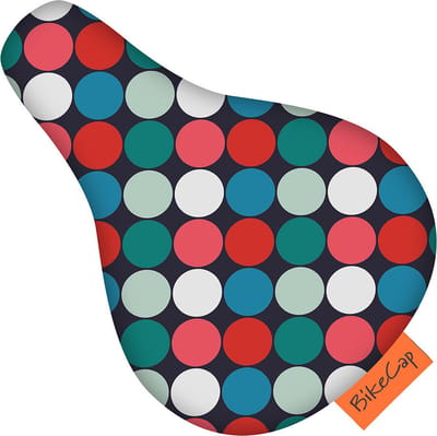 BikeCap Zadelhoesje Kids Multidots Basic | Fietszadelhoes - Fietszadeldek - Stof en waterafstotend