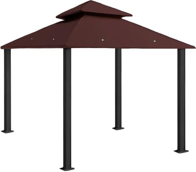 Vervangend dak paviljoen - Reserve dak luifel - Bescherming tegen zon - Waterdicht PVC materiaal - 3 x 3 meter