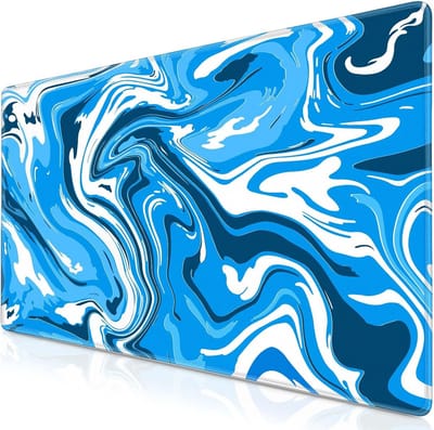 XXL Gaming Muismat 90x50 cm - Waterdicht Bureau Onderlegger met Genaaide Randen