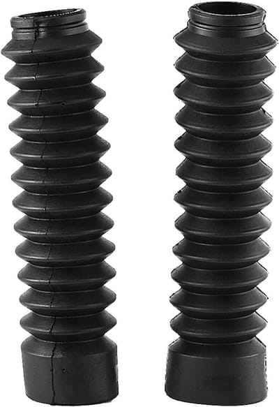 Motorfiets Voorvork Bescherming, Voorvork Gaiters en Schokabsorberende Stofhoezen 205x42mm (zwart)