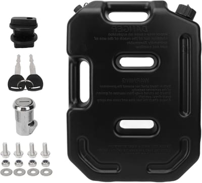 10L Schokbestendige Brandstofopslagtank voor Noodback-up, Grote Capaciteit Benzinecontainer voor Motorfietsen en Off-road Voertuigen