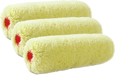 Sorex Muur vacht verfroller - 3x - Polyacryl - 8,8 x 18 cm - Verfspullen - Schildersbenodigheden - wanden - muren
