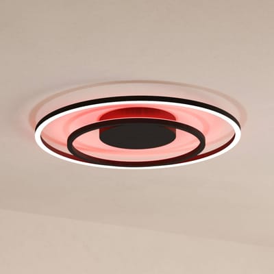EGLO connect.z Calagrano-Z Plafondlamp - Ø 45 cm - Zwart|Wit - Instelbaar RGB & wit licht - Dimbaar - Zigbee