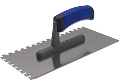 Tooth Trowel - Smoothing Trowel with 8x8mm Teeth - Professional Tile Laying Tool